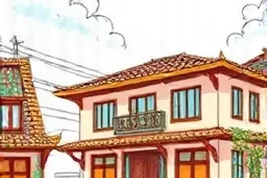 《云顶棋局》封面：山巅石桌上摆着一盘未下完的棋