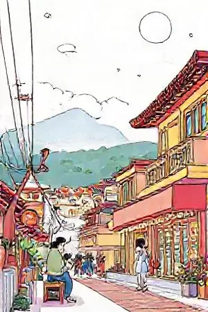 《十一月的信箱》封面：楼道里锈迹斑斑的信箱半开着